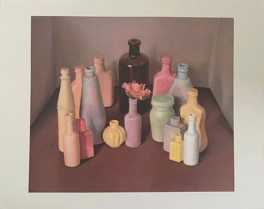 Painted Bottles by Tomar Levine