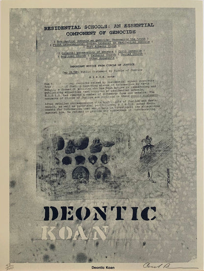 Deontic Koan by Carl Beam