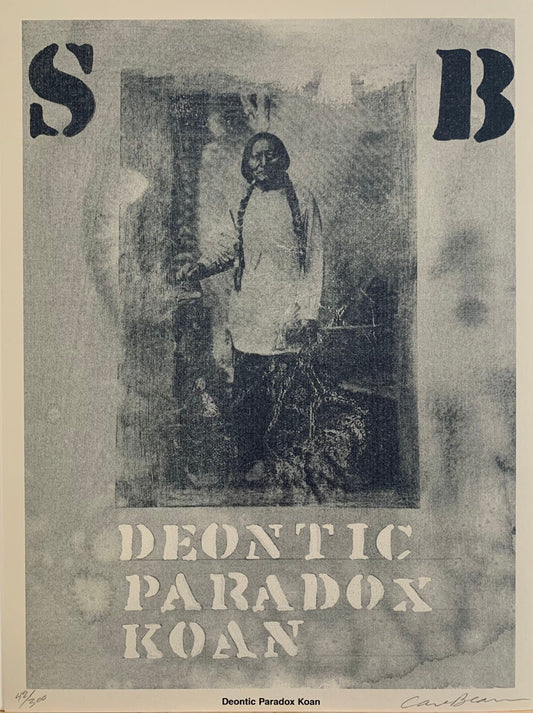 Deontic Paradox Koan by Carl Beam