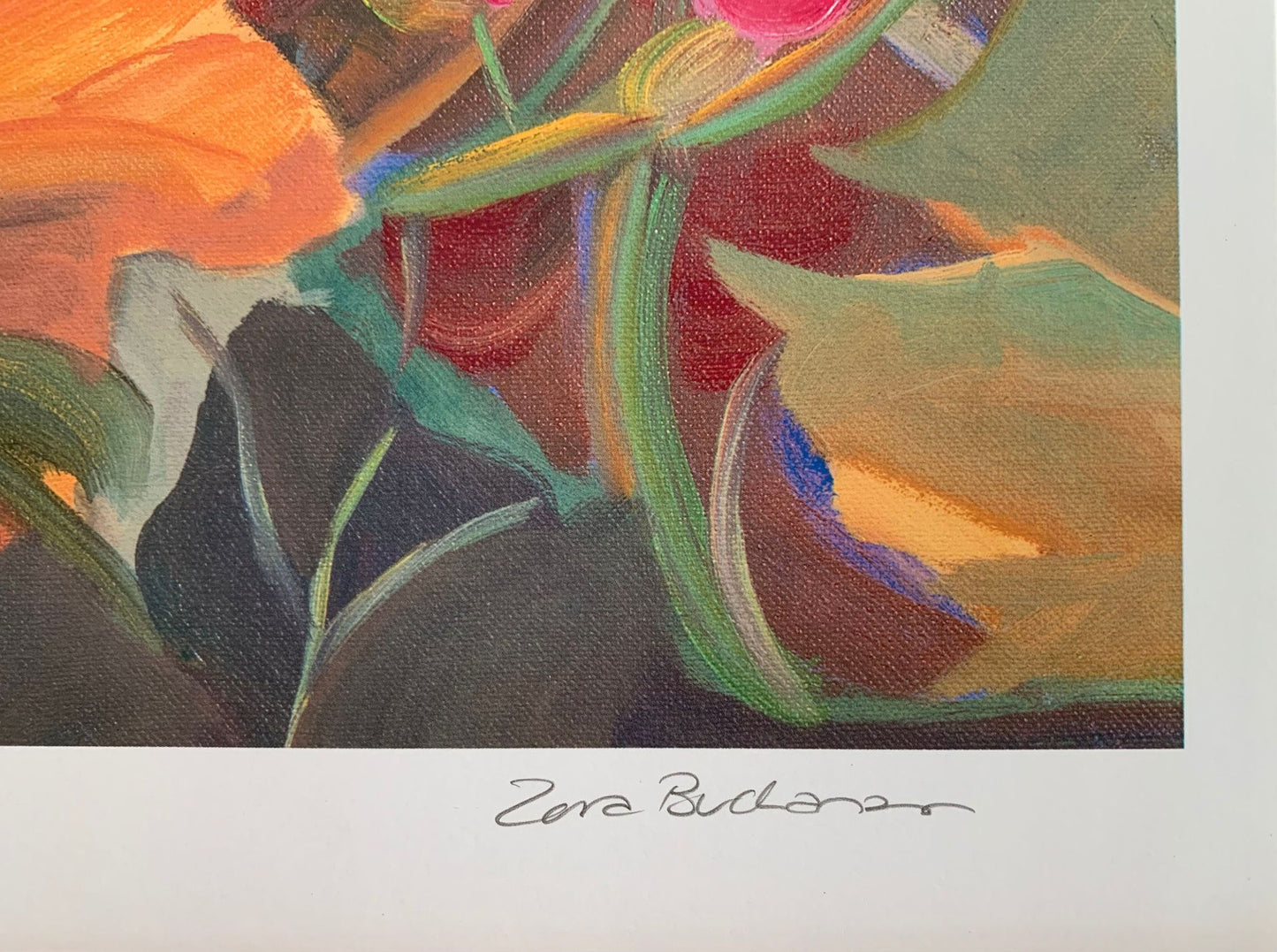 Sun Filled Flowers by Zora Buchanan