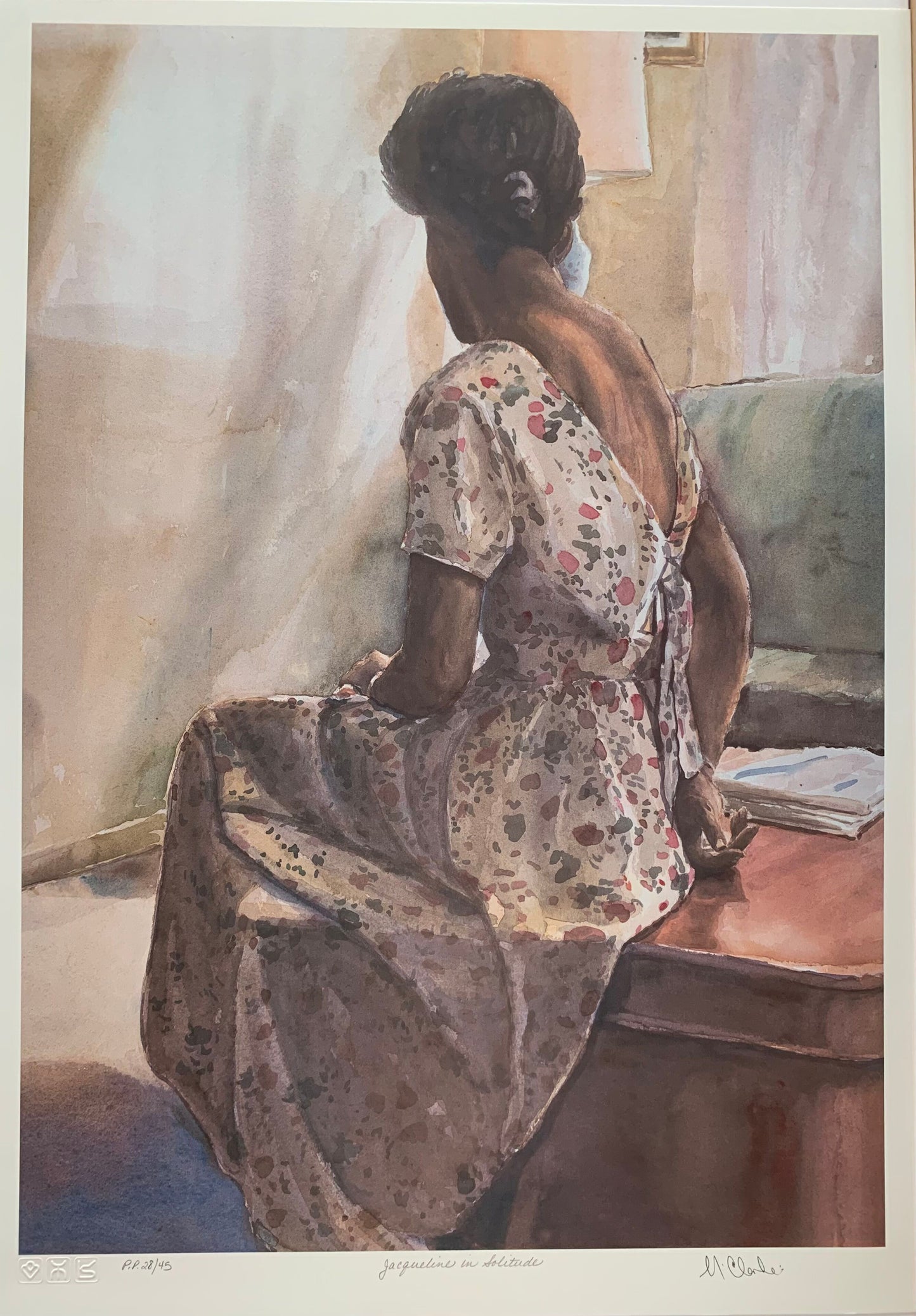 Jacqueline In Solitude by Neville Clarke