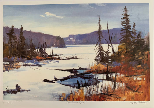 Loon Lake In April by Murray Stewart