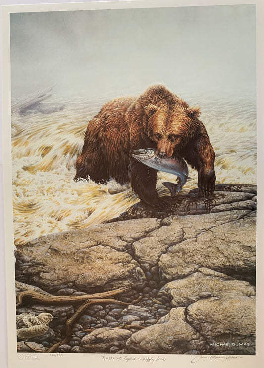 Northwest Legend-Grizzly Bear by Michael Dumas