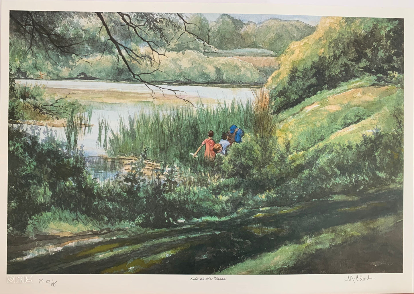 Kids At The Marsh by Neville Clarke